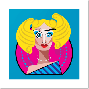 Hedwig: Inch by Angry Inch - Main Podcast Logo w/No Text (by Raziel) Posters and Art